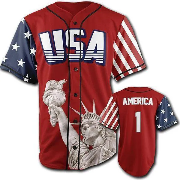 USA Liberty Baseball Jersey