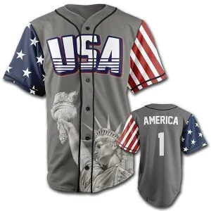 USA Liberty Baseball Jersey