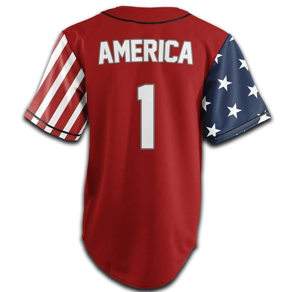 USA Liberty Baseball Jersey