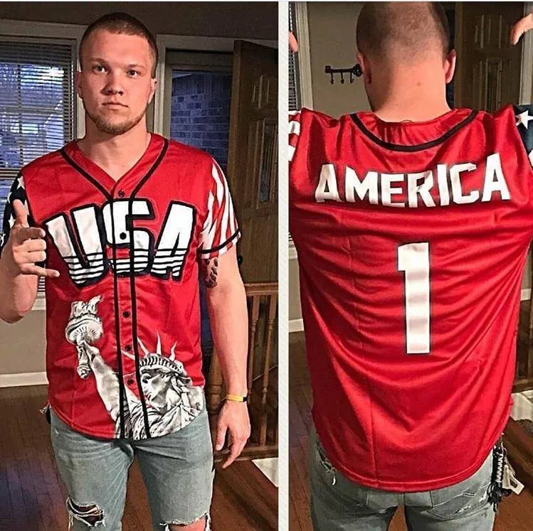 USA Liberty Baseball Jersey