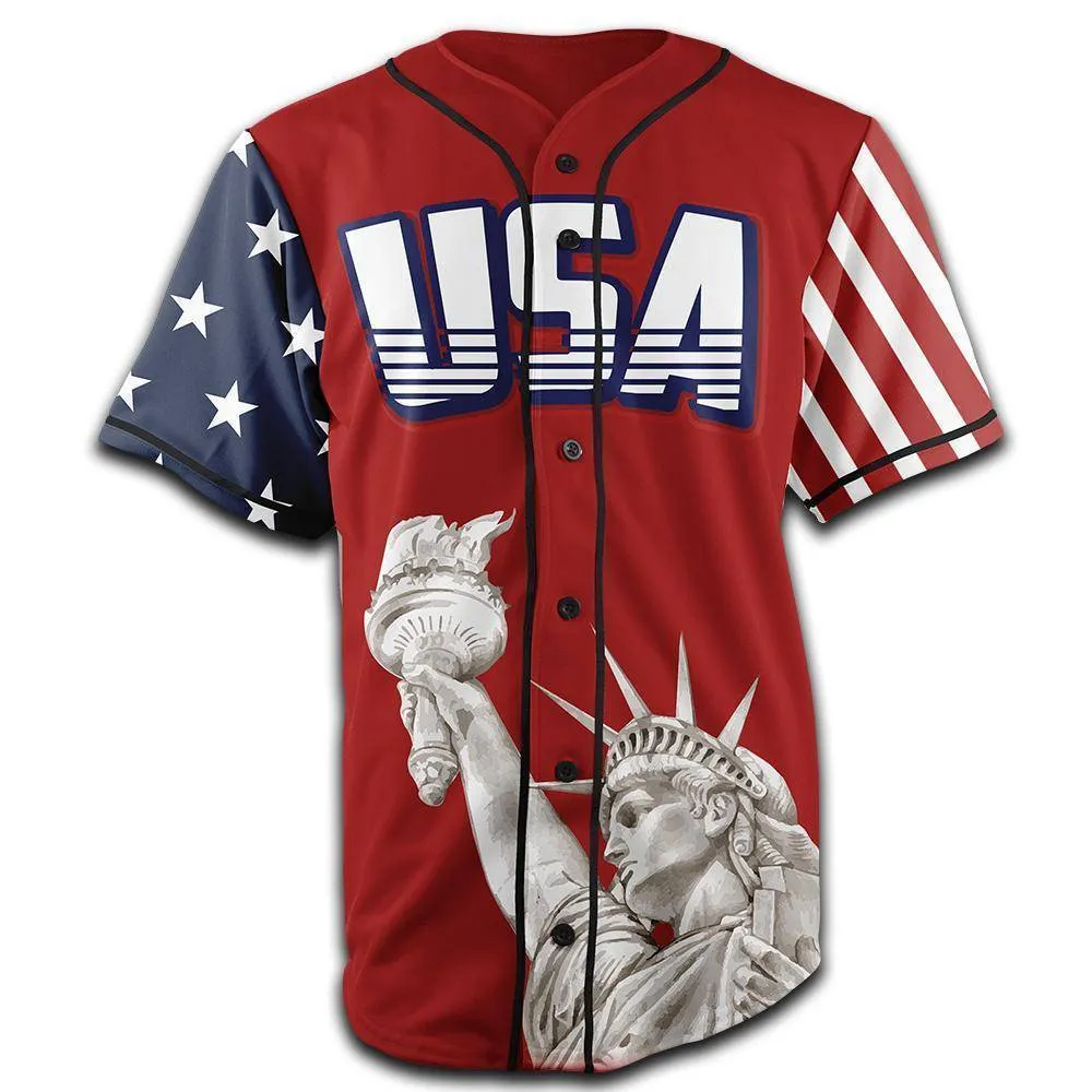 USA Liberty Baseball Jersey