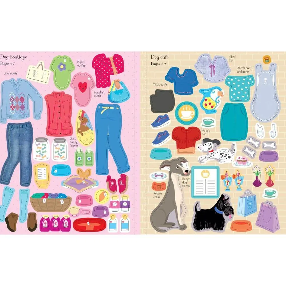 Usborne Sports Dogs & Puppies Sticker Dolls