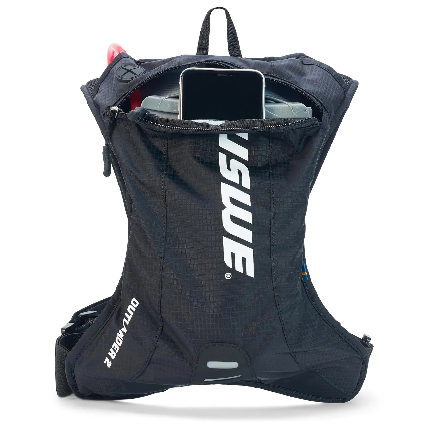 USWE Outlander 2L Hydration System Backpack - Carbon Black