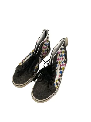 Vans Checkerboard High Top Shoes