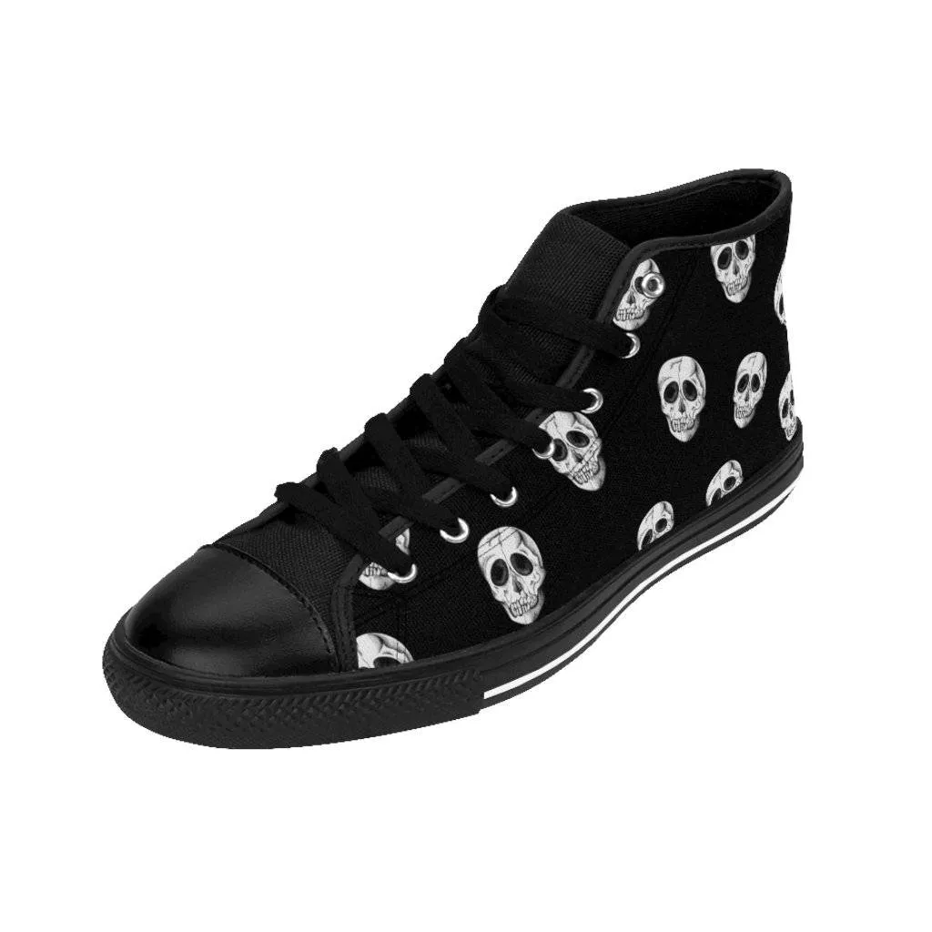 Vintage skull Men's High-top Sneakers