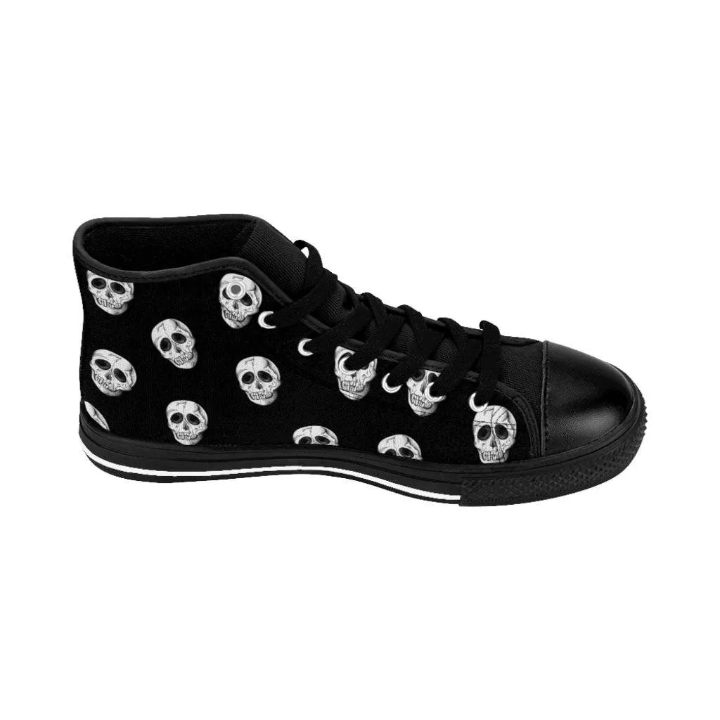 Vintage skull Men's High-top Sneakers