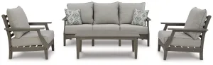 Visola 4-Piece Outdoor Sofa Conversation Set