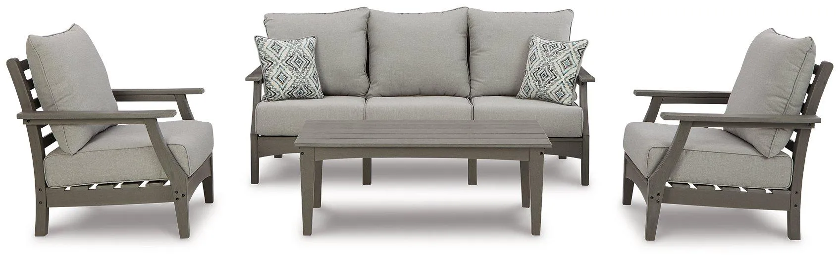 Visola 4-Piece Outdoor Sofa Conversation Set