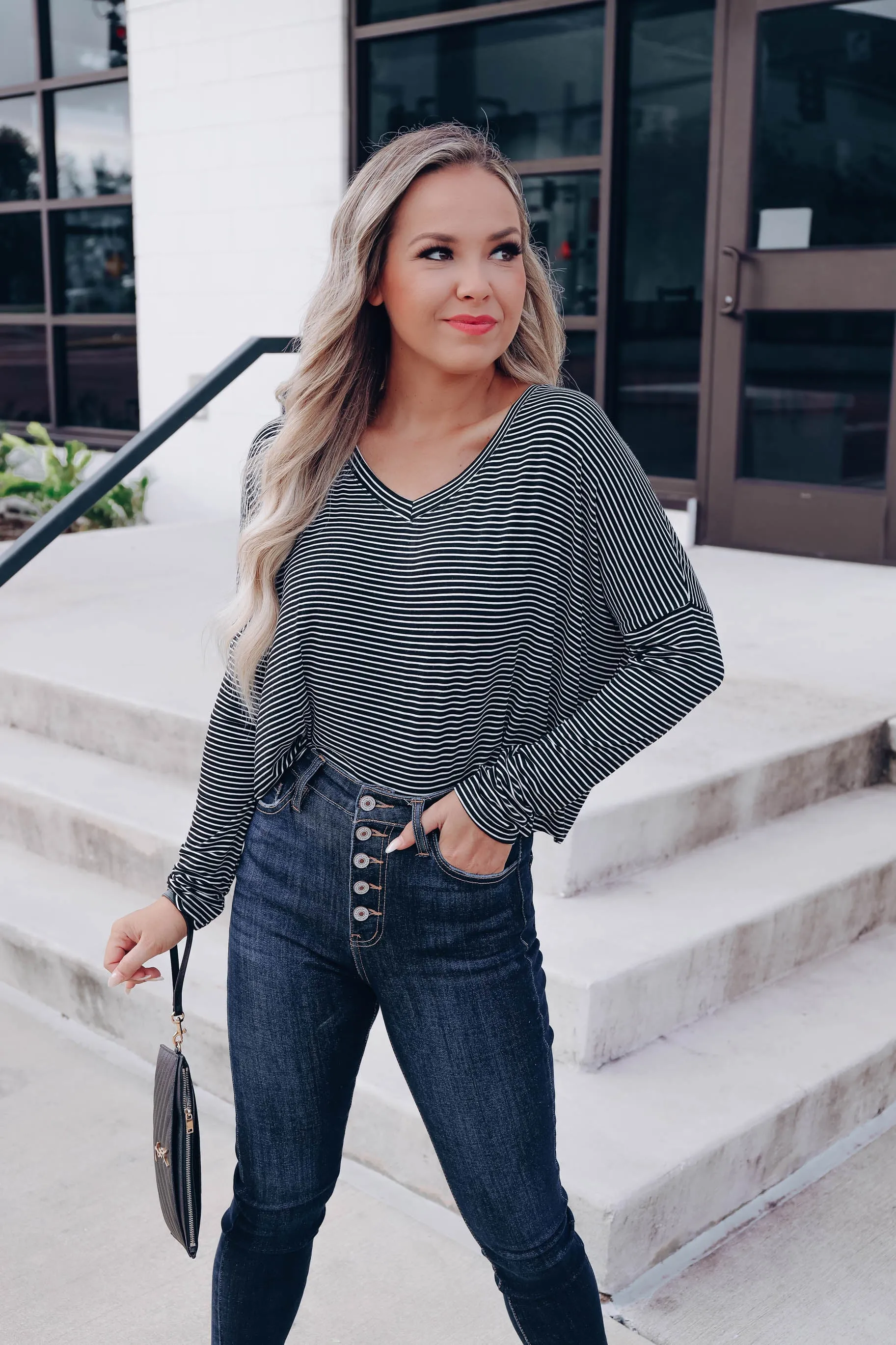 Vivid Striped Long Sleeve Tee