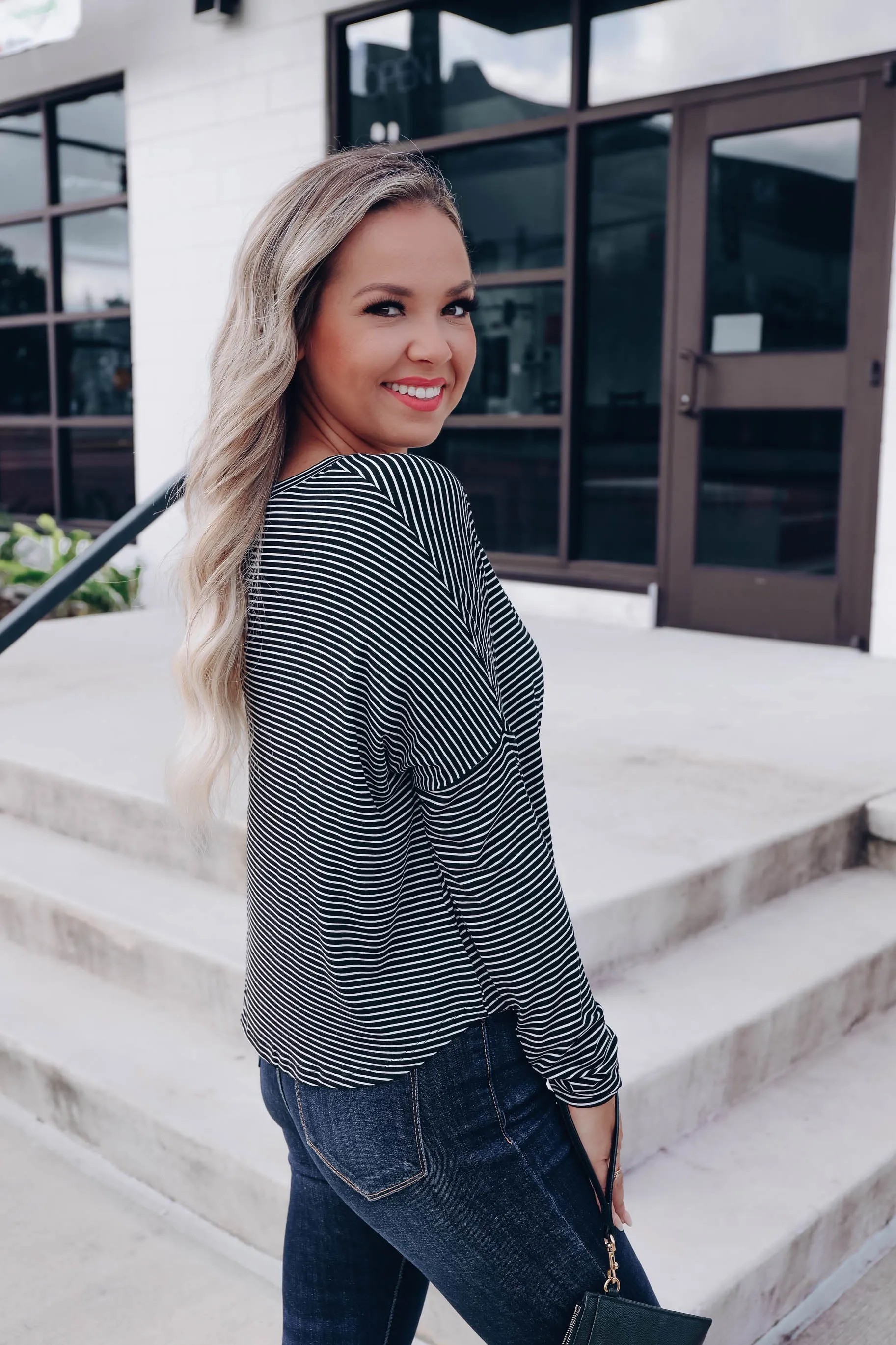 Vivid Striped Long Sleeve Tee