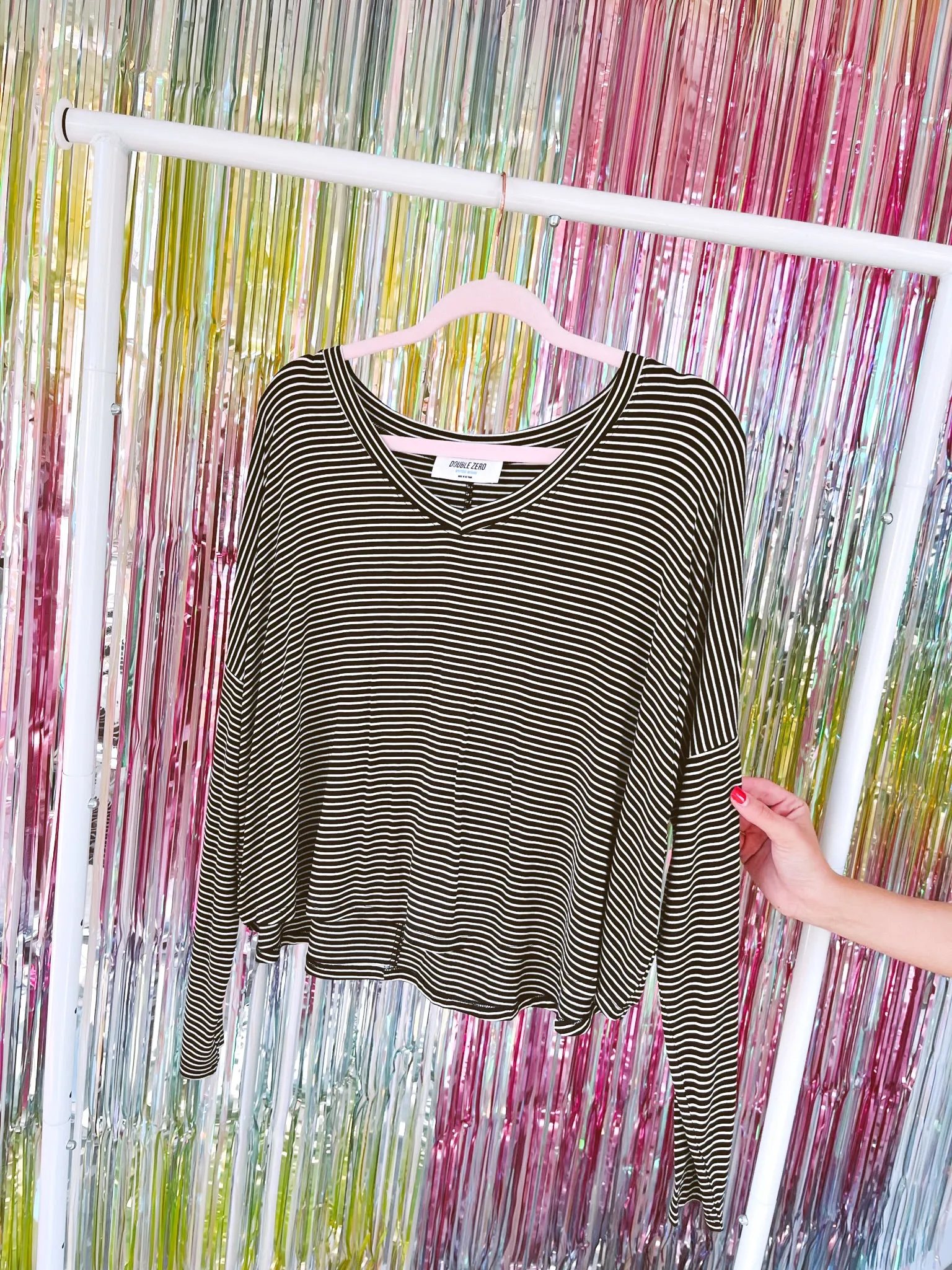Vivid Striped Long Sleeve Tee