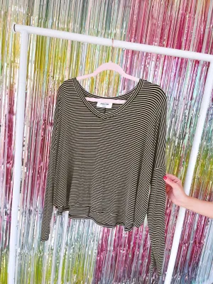 Vivid Striped Long Sleeve Tee