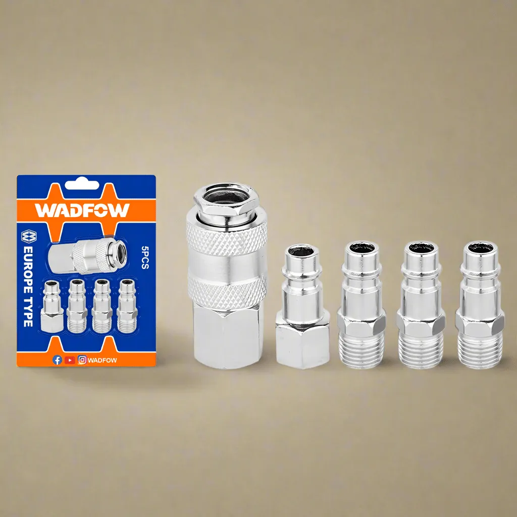 Wadfow 5 Pieces Quick Coupler Set - WQP3670