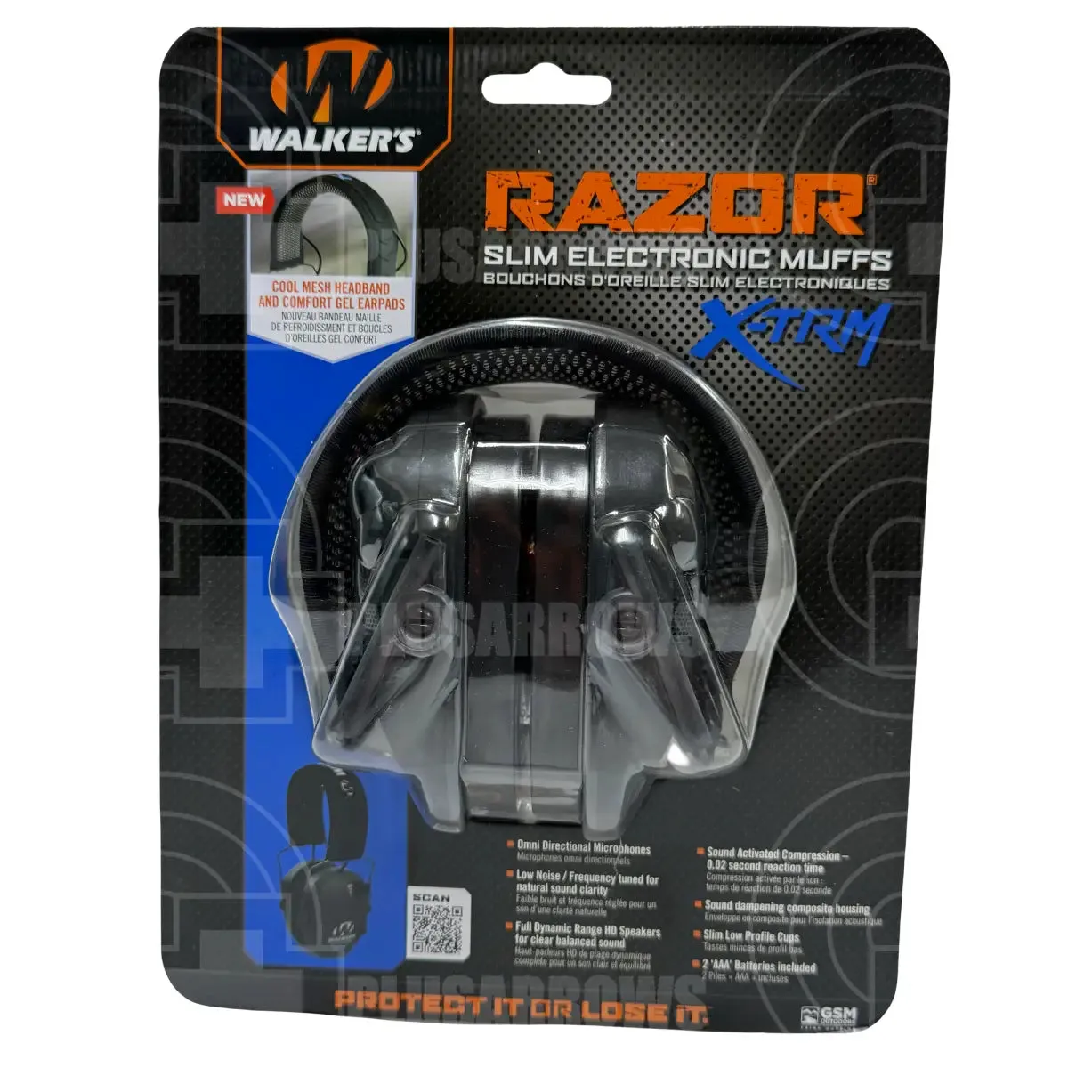 Walker's Razor Slim X-TRM Electronic Muffs o