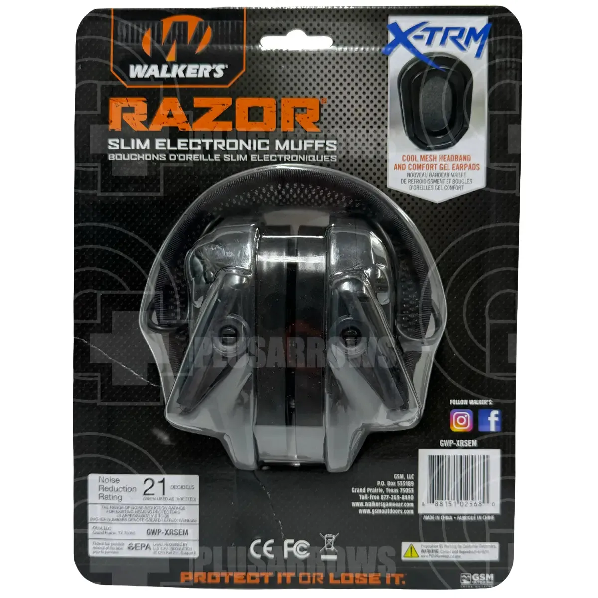 Walker's Razor Slim X-TRM Electronic Muffs o