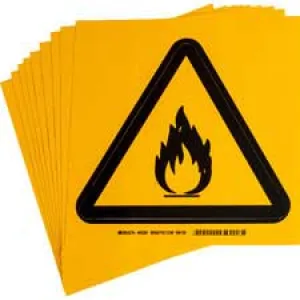 Warning Labels - Picto: Flammable Material
