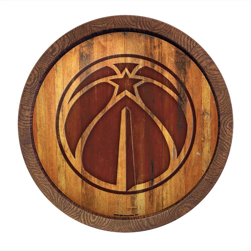 Washington Wizards: "Faux" Barrel Top Sign