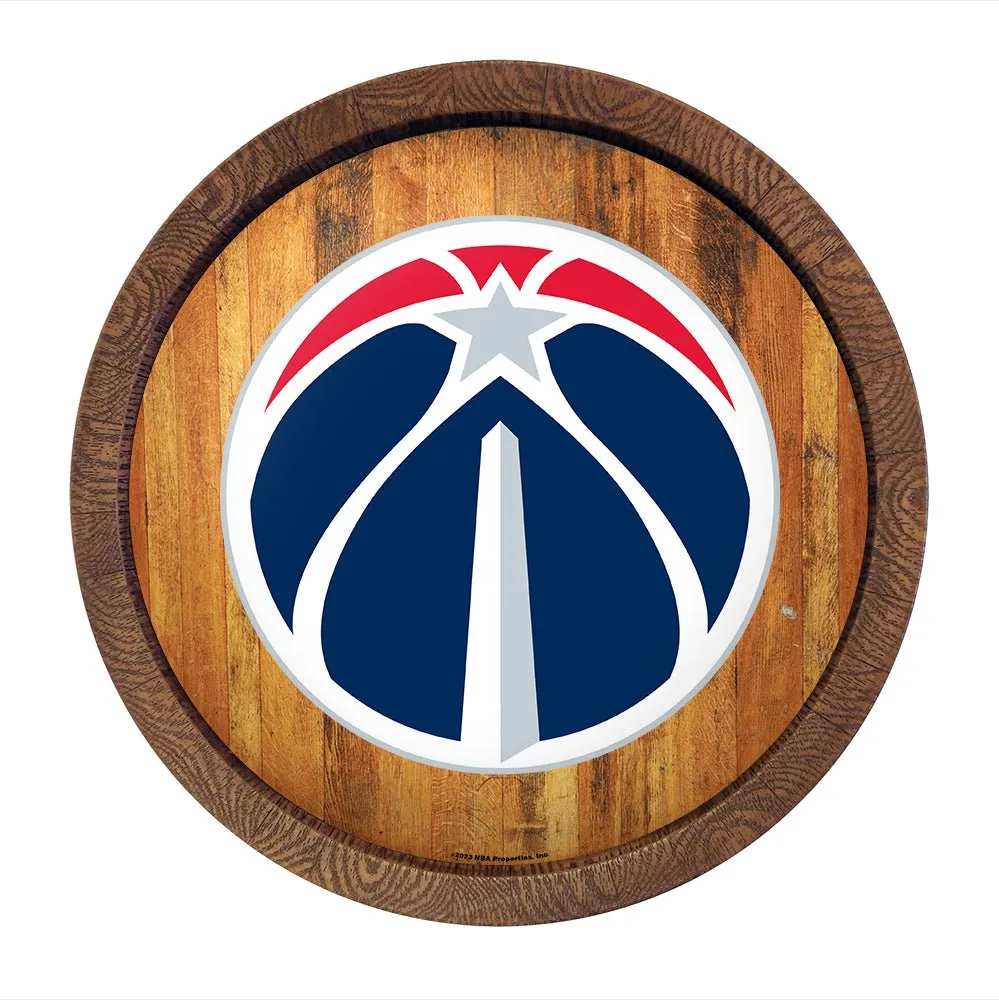Washington Wizards: "Faux" Barrel Top Sign