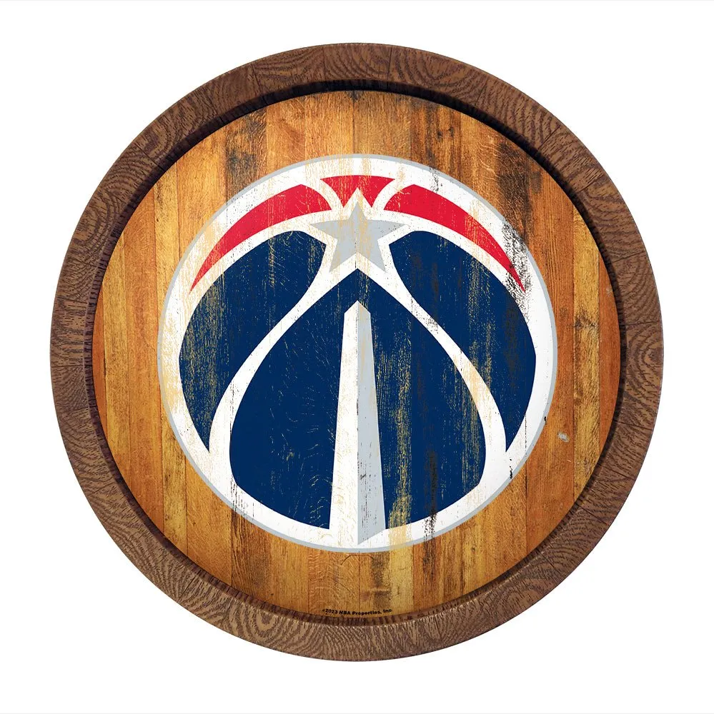 Washington Wizards: "Faux" Barrel Top Sign