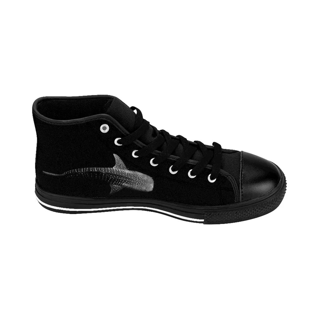 Whale Shark Ninja Men's High-top Sneakers