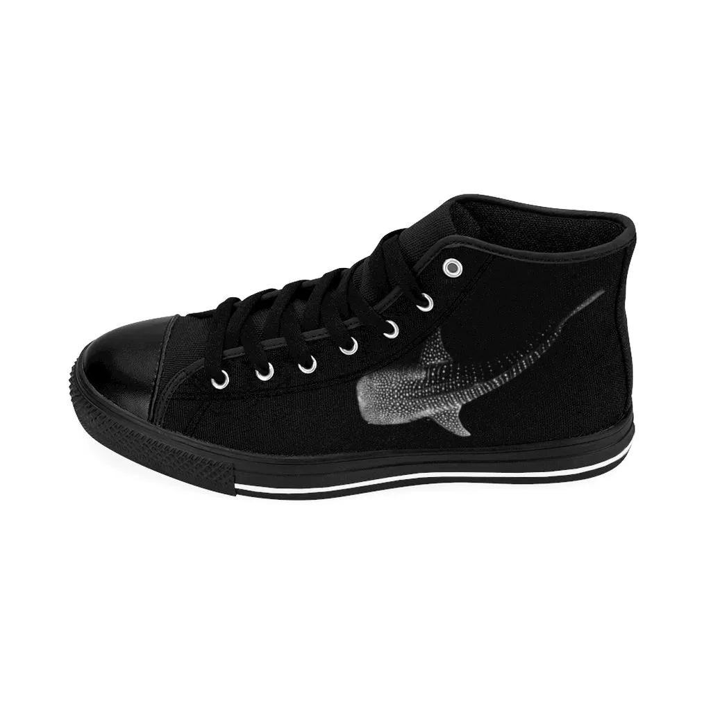 Whale Shark Ninja Men's High-top Sneakers