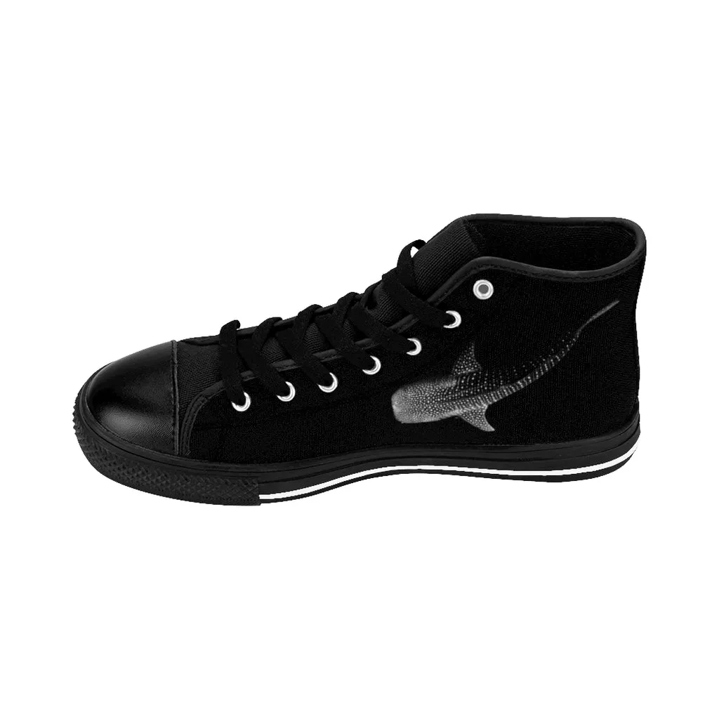 Whale Shark Ninja Men's High-top Sneakers