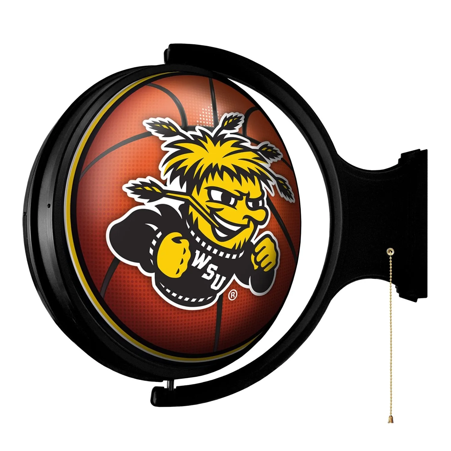 Wichita State Shockers: Basketball - Original Round Rotating Lighted Wall Sign