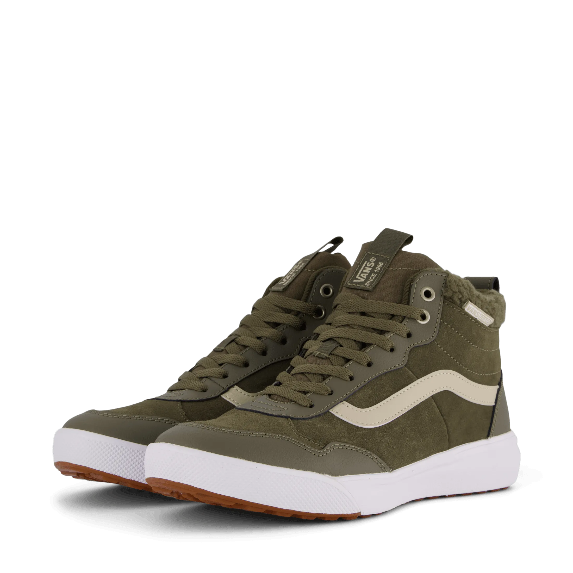 Wm Range Exp Hi Vansguard Leather/suede Dark Olive