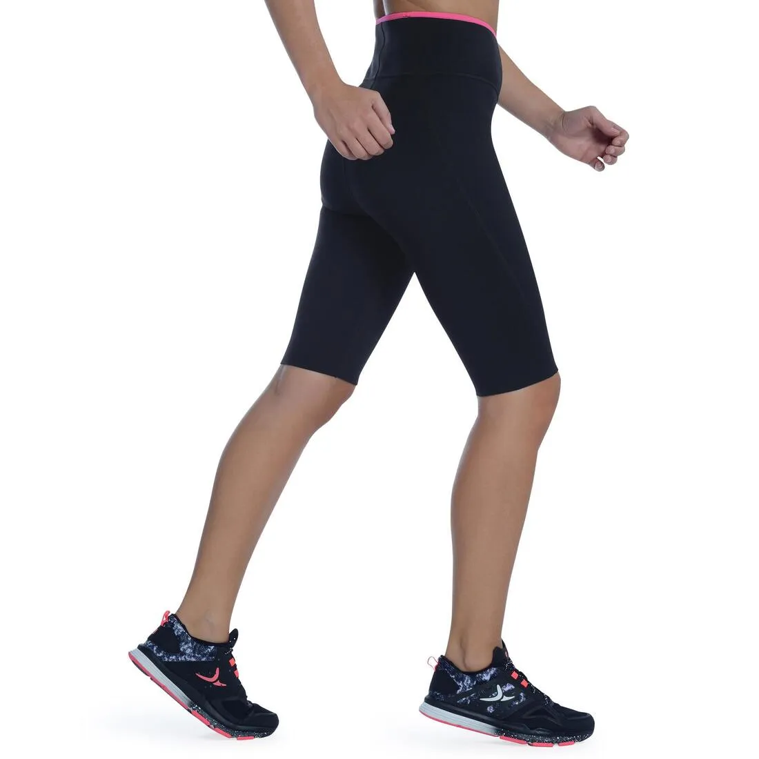 Women's Cardio Fitness Sweat Shorts - Black