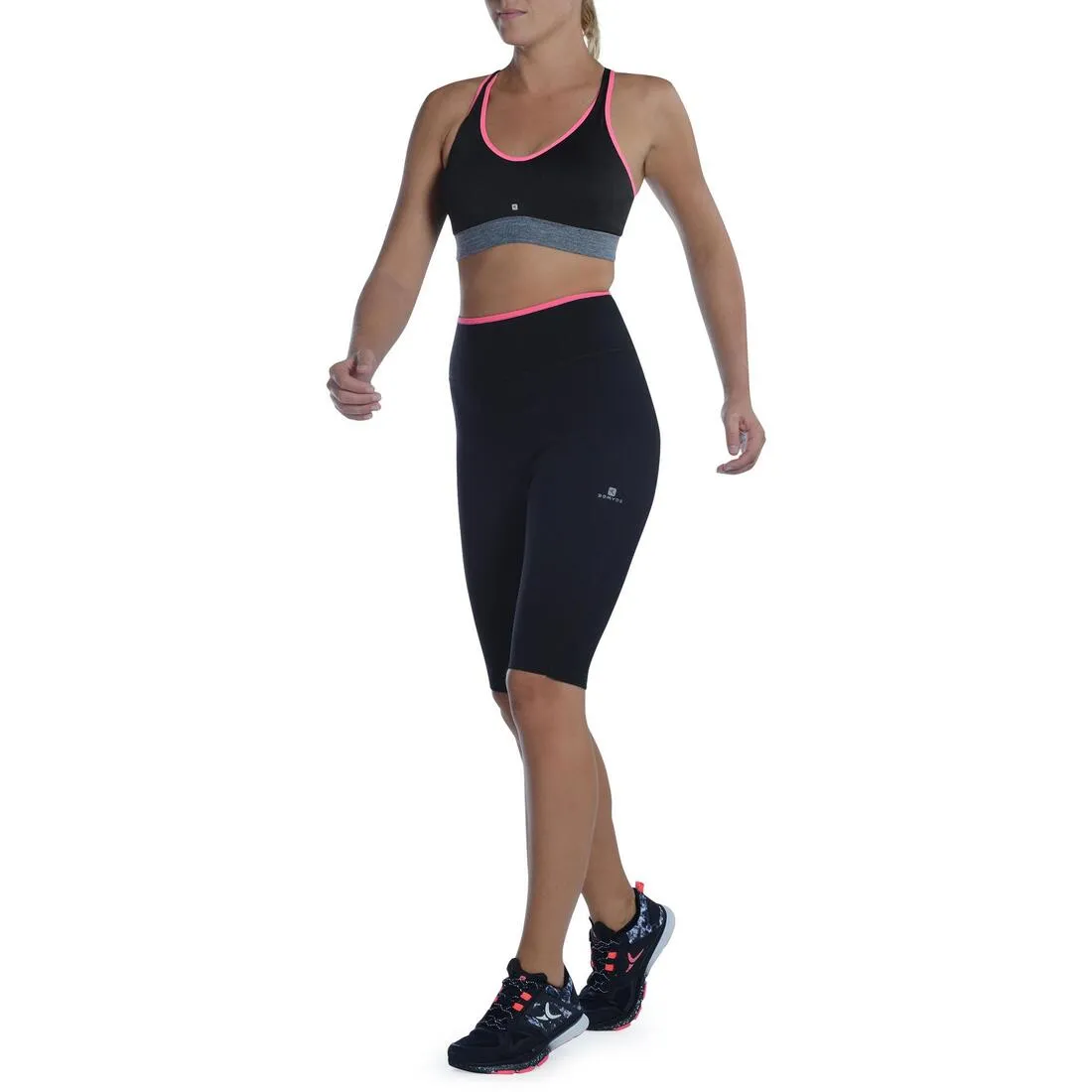 Women's Cardio Fitness Sweat Shorts - Black
