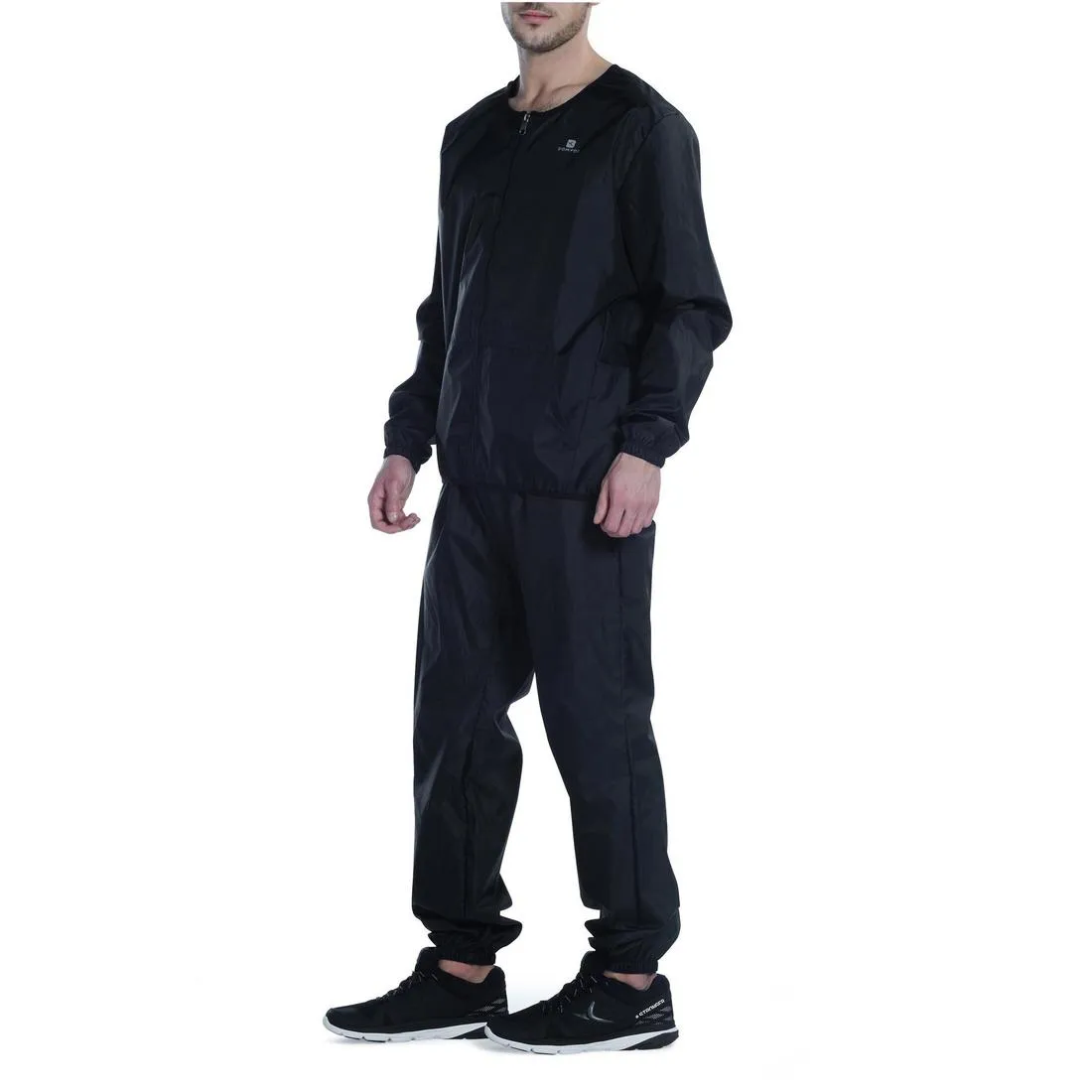 Women's Cardio Fitness Sweatsuit - Black