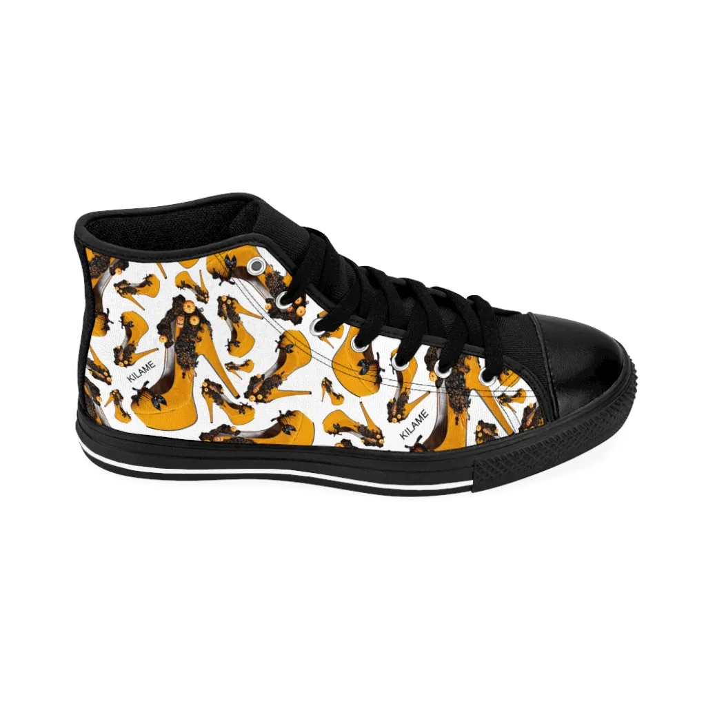 Women's High-top Sneakers 'Halloween shoes'