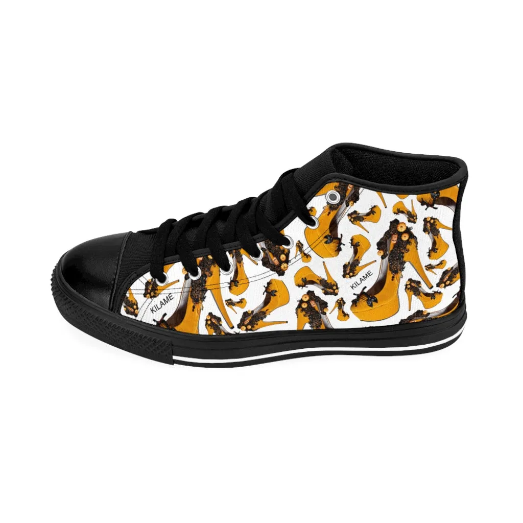Women's High-top Sneakers 'Halloween shoes'