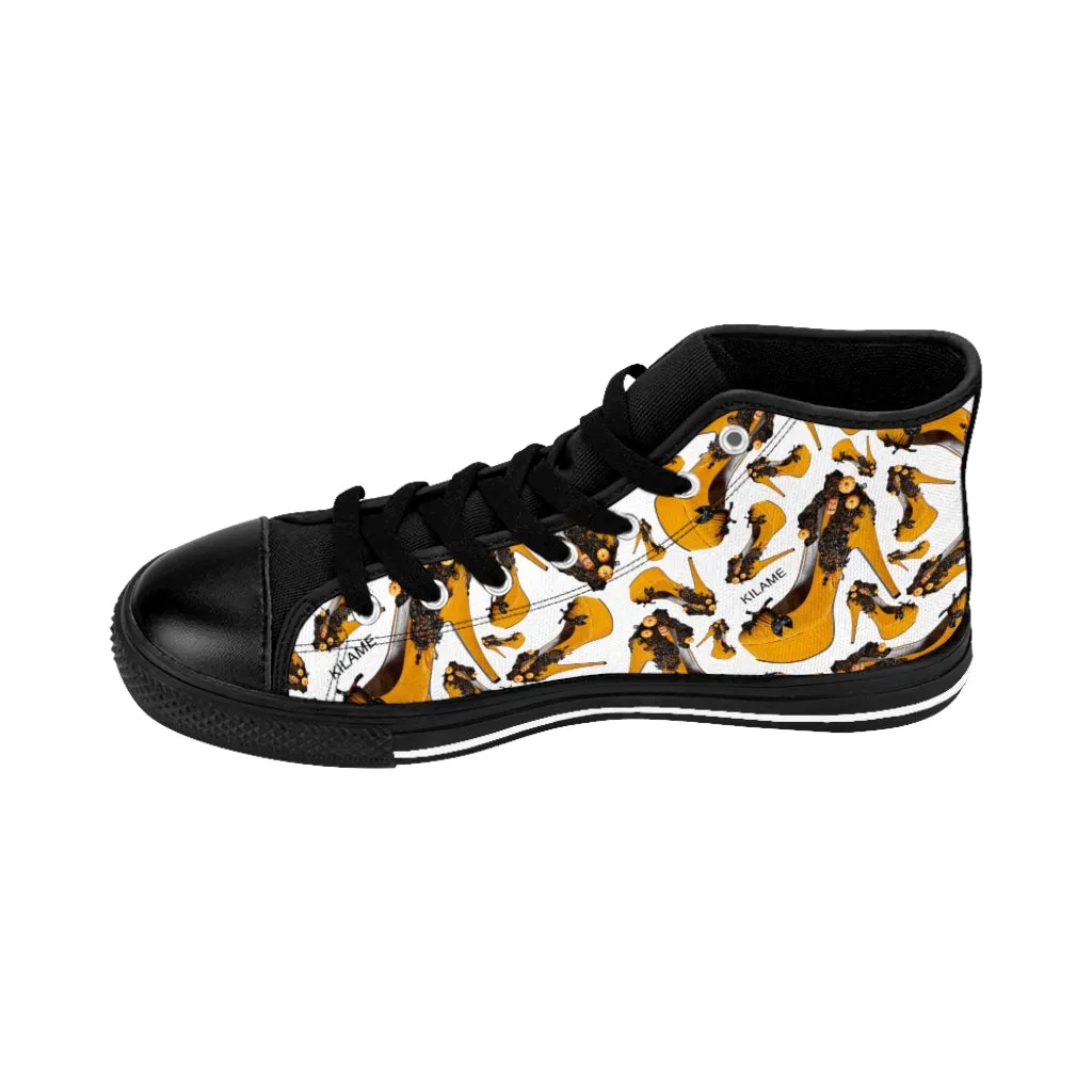 Women's High-top Sneakers 'Halloween shoes'