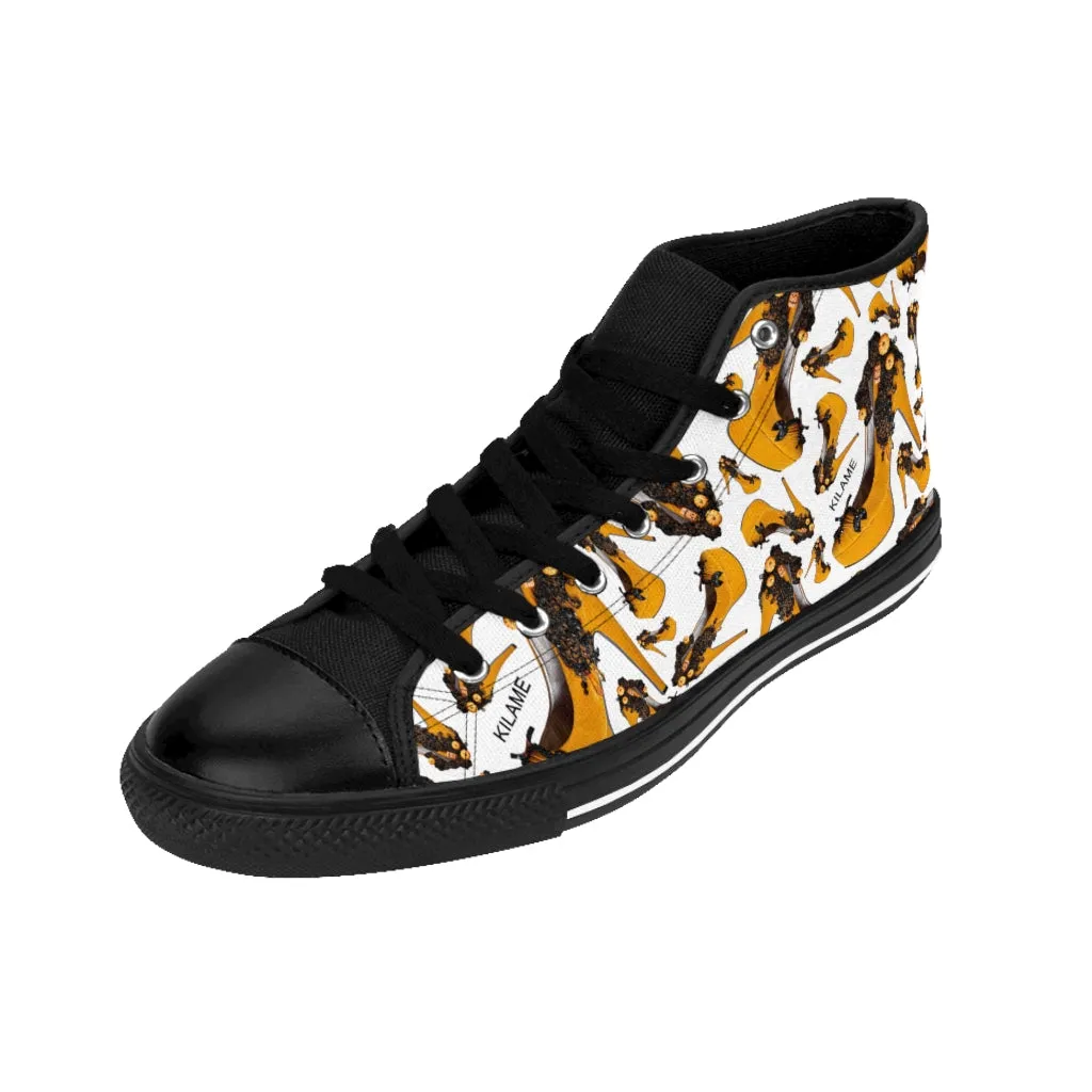 Women's High-top Sneakers 'Halloween shoes'