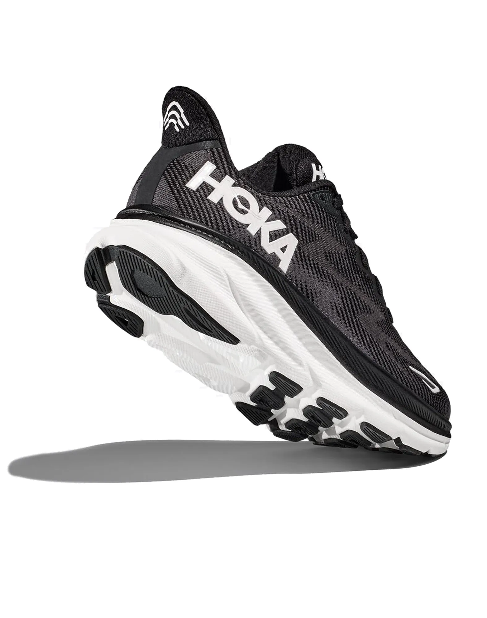 Women's Hoka Clifton 9 Black / White || Femmes Hoka Clifton 9 Black / White
