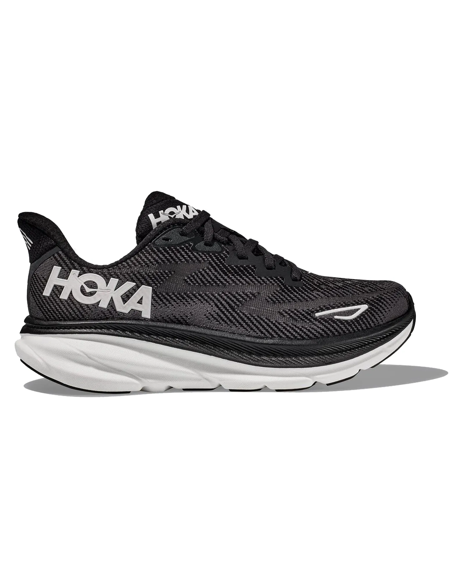 Women's Hoka Clifton 9 Black / White || Femmes Hoka Clifton 9 Black / White