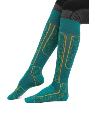 Women's Merino Ski  Medium Over the Calf Alpine Geo