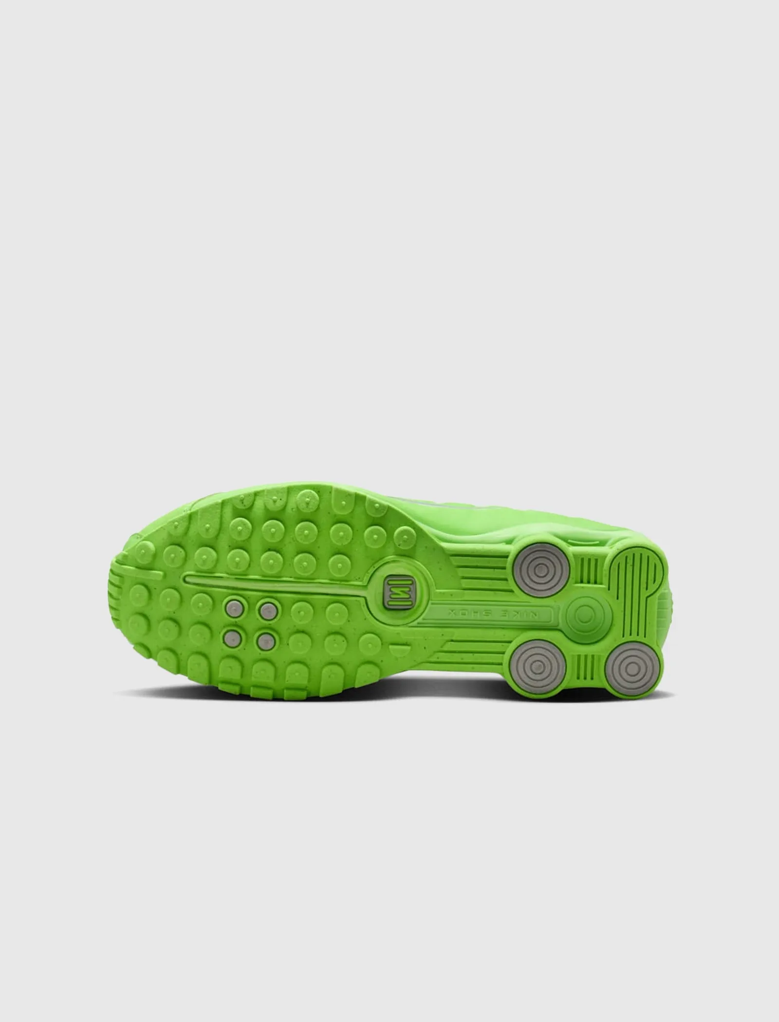 WOMEN'S SHOX R4 "GREEN STRIKE/METALLIC SILVER"