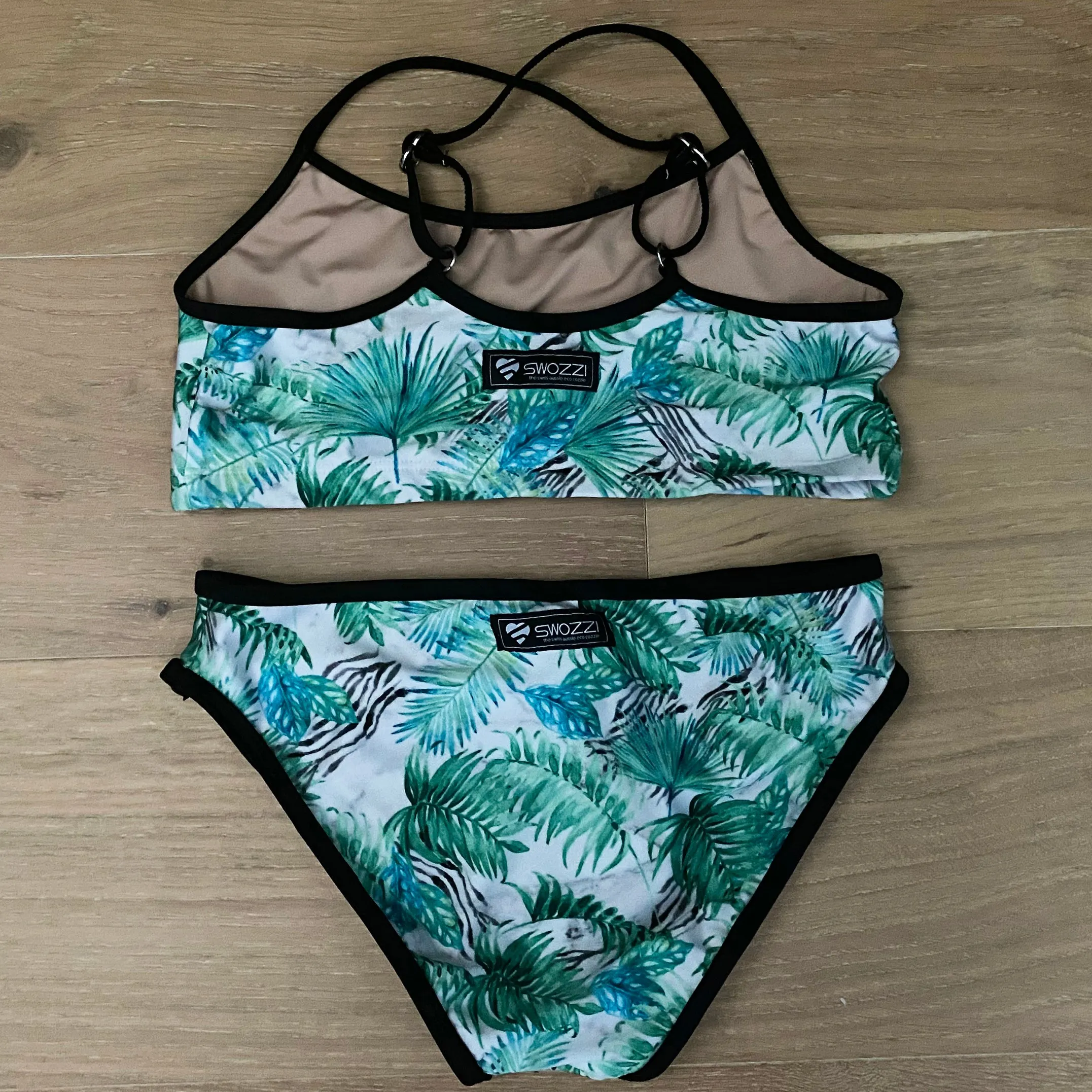 Women's Sports Bikini Palm Tree Island