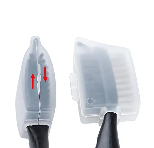 XinTan Tiger Golf Club Brush Groove Cleaner with Retractable Zip-line and Aluminum Carabiner Cleaning Tools (Blue)