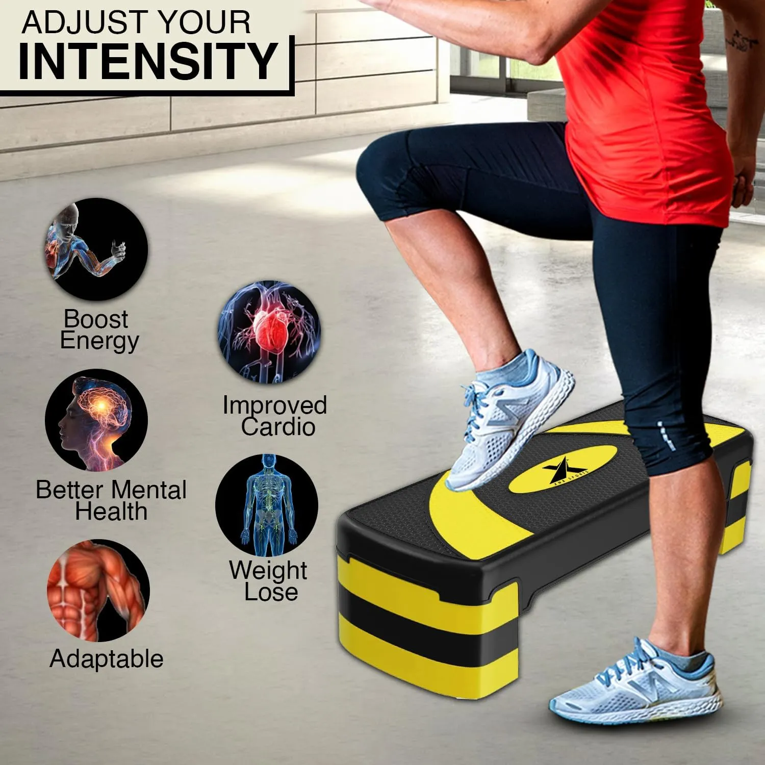 Xn8 Aerobic Stepper 3 Step