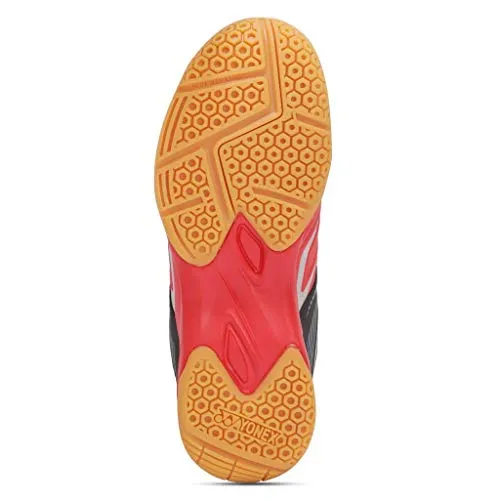 YONEX Tokyo Unisex-Adult Non Marking Badminton Shoes (Red, Black, UK 7)