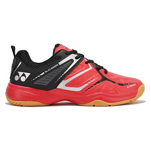 YONEX Tokyo Unisex-Adult Non Marking Badminton Shoes (Red, Black, UK 7)