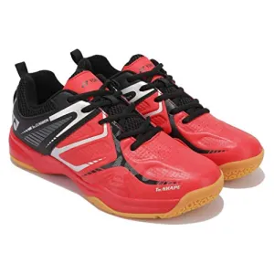 YONEX Tokyo Unisex-Adult Non Marking Badminton Shoes (Red, Black, UK 7)