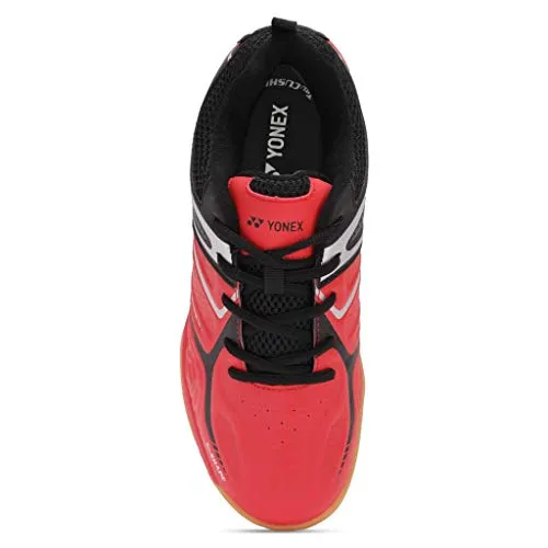 YONEX Tokyo Unisex-Adult Non Marking Badminton Shoes (Red, Black, UK 7)