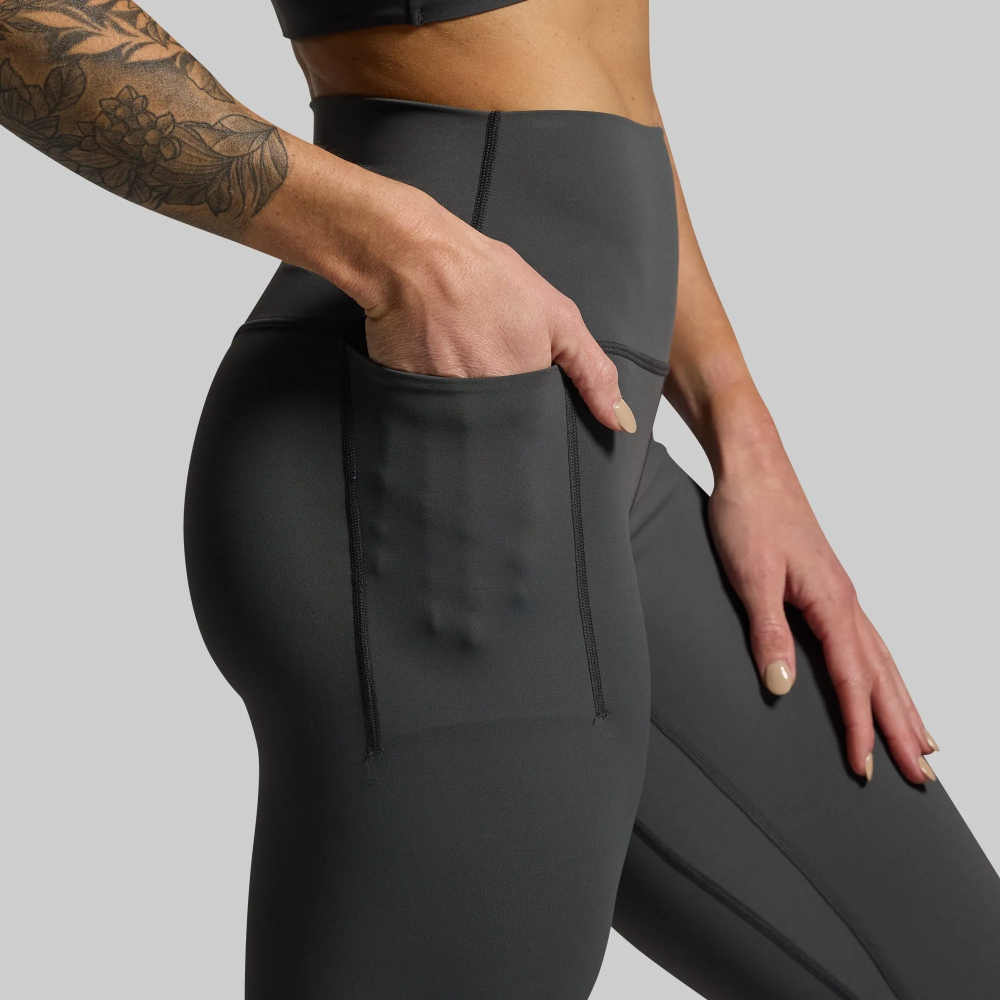 Your Go To Legging 2.0 w/ Pockets Set (Gunmetal)