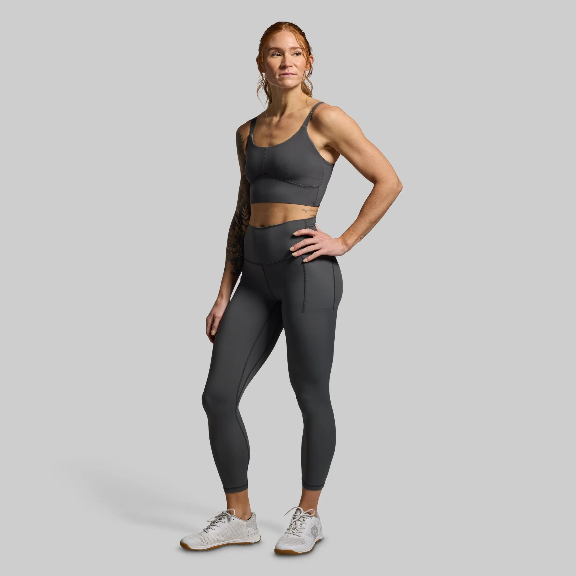 Your Go To Legging 2.0 w/ Pockets Set (Gunmetal)