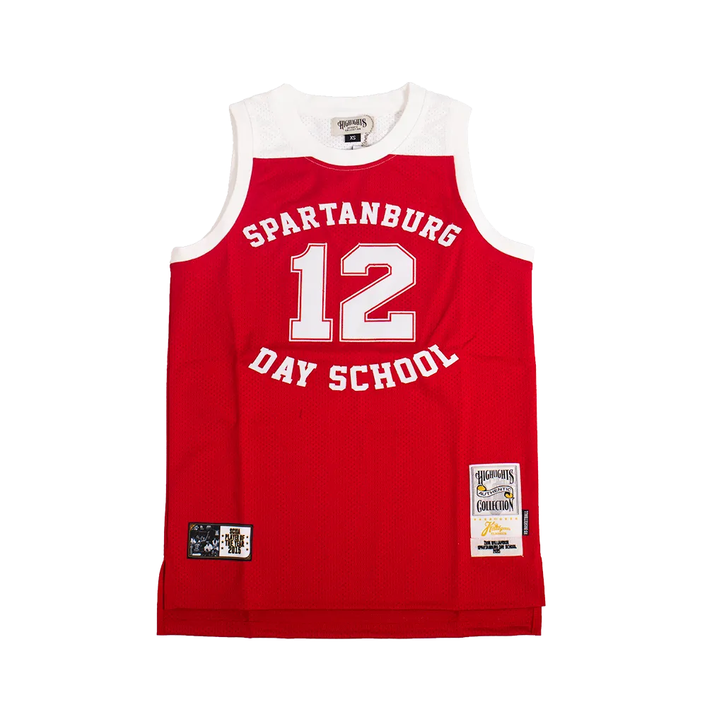 ZION WILLIAMSON RED HIGH SCHOOL BASKETBALL YOUTH JERSEY