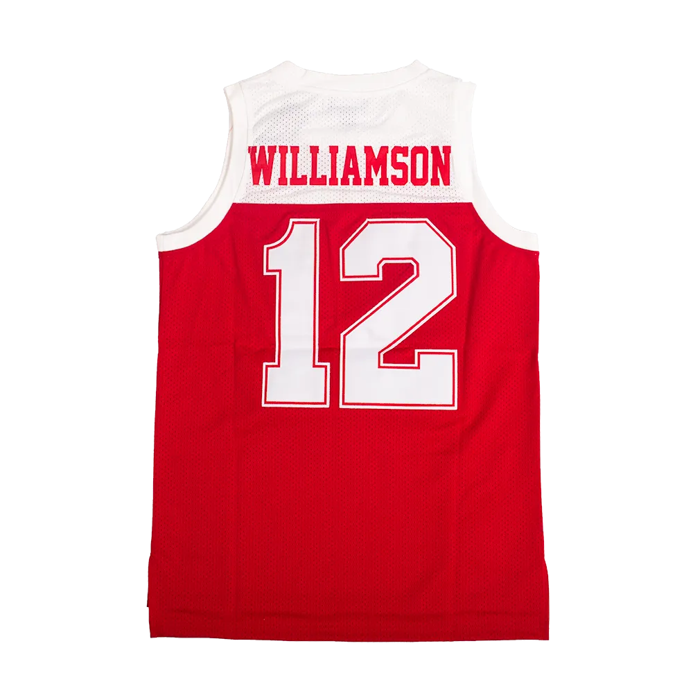 ZION WILLIAMSON RED HIGH SCHOOL BASKETBALL YOUTH JERSEY